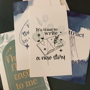 Daily Affirmations Quote Cards Set - New!